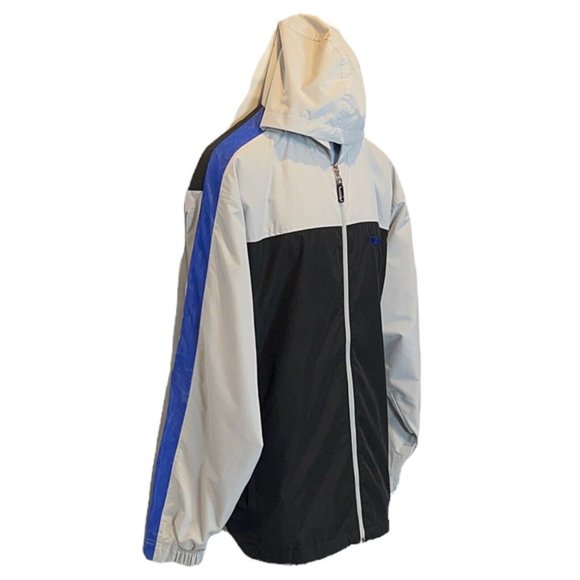 Carnival Other - Carnival Cruise Men's Windbreaker Zip up Black Blue Grey Hooded Jacket Large L